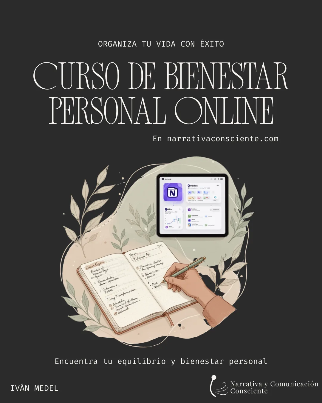 Imagen principal: Taller: “Organización personal y bienestar integral”
